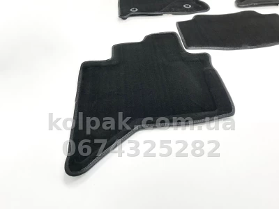 Carpet floor mats for Toyota Hilux 2015-, black, 5 pcs, Seintex, 88366 Carpet floor mats for Toyota Hilux 2015-, black, 5 pcs, Seintex, 88366 β photo 5