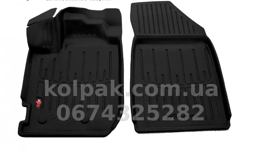 Polyurethane floor mats for Renault Duster 2018-, with raised edges, 2 pcs, Stingray, 5018062 Polyurethane floor mats for Renault Duster 2018-, with raised edges, 2 pcs, Stingray, 5018062 β photo 1