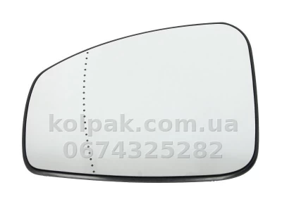 Лівий вкладиш дзеркала Renault Megane 3 2008-2015/Latitude 2010-, асферичний, із підігрівом, AVTM, 963660005R, 186471232