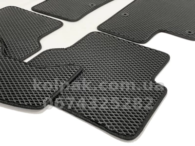 Килимки в салон Volkswagen Tiguan 2007-2016, EVA, чорні, 5 шт., AVTM BLCEV1684 — фото 6