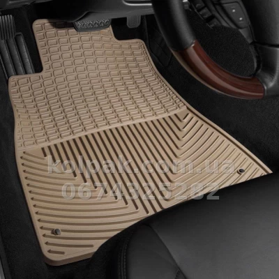 Килимки в салон Lexus IS 2005-2014, 2WD, передні, бежеві, Weathertech W77TN — фото 2