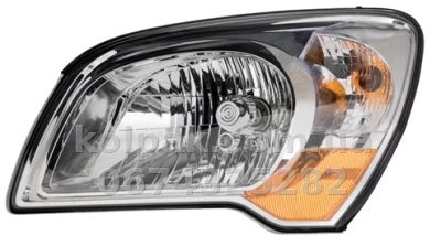 Передня ліва фара Kia Sportage (JE) 2008-2010, електричне/механічне регулювання, без ламп, жовтий покажчик повороту (H4/PY21W/W5W) Depo 223-1131L-LDEMY Передня ліва фара Kia Sportage (JE) 2008-2010, електричне/механічне регулювання, без ламп, жовтий покажчик повороту (H4/PY21W/W5W) Depo 223-1131L-LDEMY