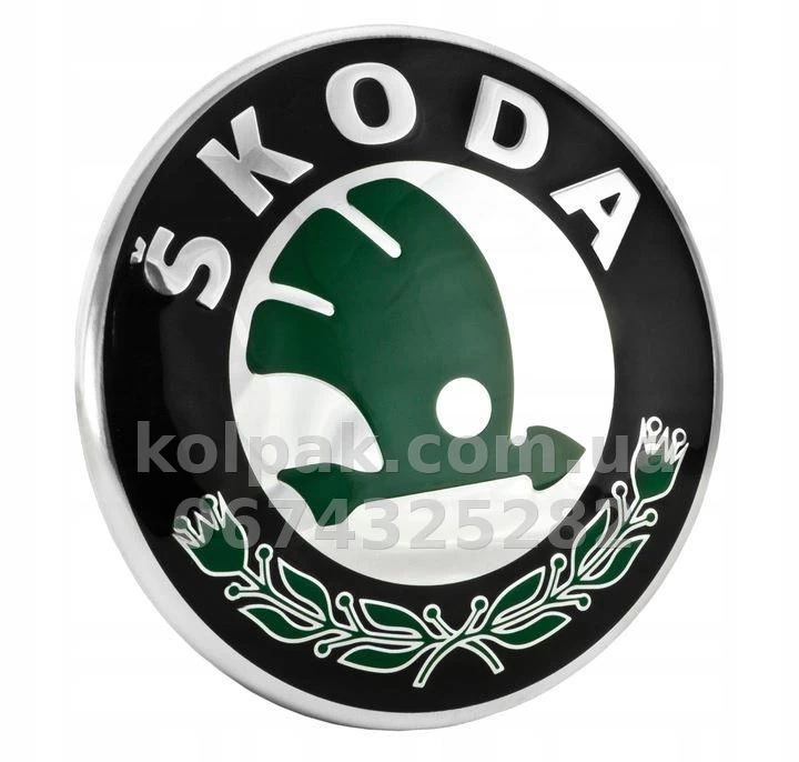 Radiator grille badge Skoda Octavia A5 2004-2012/Superb 2001-2008/Fabia/Roomster 2007-2014/Yeti 2010-2013, 3U0853621BMEL Radiator grille badge Skoda Octavia A5 2004-2012/Superb 2001-2008/Fabia/Roomster 2007-2014/Yeti 2010-2013, 3U0853621BMEL β photo 1
