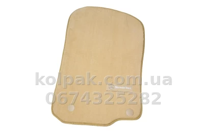 Ворсові килимки в салон Mercedes-Benz GL-Class W164/ML-Class W164 2006-2012, 5 місць, Premium, бежеві, AVTM BGLX1348 — фото 4