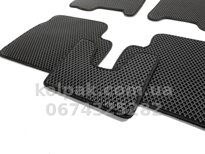 Килимки в салон Chevrolet Aveo 2005-2011, EVA, чорні, 5 шт., AVTM BLCEV1076 — фото 7