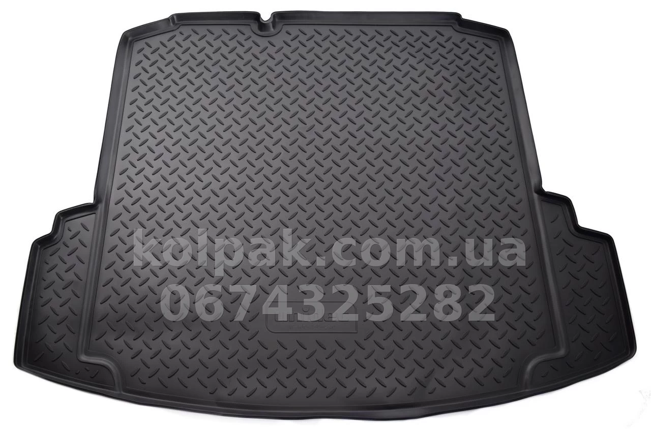 Boot mat for Volkswagen Jetta SD 2011-, with mounting tabs, polyurethane, Norplast NPA00-T95-240 Boot mat for Volkswagen Jetta SD 2011-, with mounting tabs, polyurethane, Norplast NPA00-T95-240 β photo 1