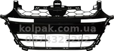 Решітка радіатора Honda Accord 10 2018-2021, чорна, AVTM, 183040990