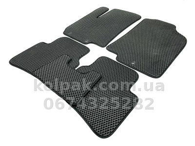 Килимки в салон Kia Rio 2011-, EVA, чорні, 5 шт., AVTM BLCEV1272 Килимки в салон Kia Rio 2011-, EVA, чорні, 5 шт., AVTM BLCEV1272 — фото 3