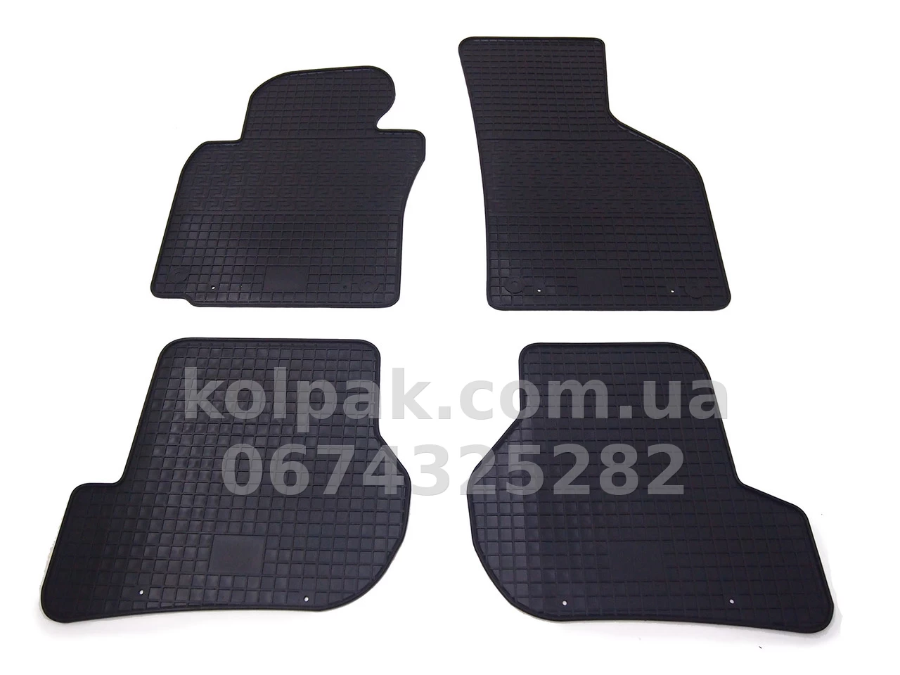 Floor mats for Skoda Octavia A5 2004-/Volkswagen Golf 5 2003-/Golf 6 2008-/Jetta 2005-, 4 pcs, Polytep, 28853 Floor mats for Skoda Octavia A5 2004-/Volkswagen Golf 5 2003-/Golf 6 2008-/Jetta 2005-, 4 pcs, Polytep, 28853 β photo 1
