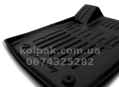 Поліуретанові килимки в салон BMW 3-Series F30/F31 2012-2019, з бортиком, 2 шт., Stingray, 5027092 — фото 2