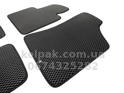 Килимки в салон Hyundai Santa Fe 2010-2012, EVA, чорні, 5 шт., AVTM BLCEV1234 — фото 5