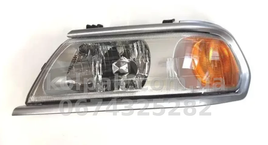 Передня ліва фара Mitsubishi Pajero Sport 2000-2008, електричне/механічне регулювання, без ламп (H4/W21W/W5W), Depo, 1141121LLDEM6 Передня ліва фара Mitsubishi Pajero Sport 2000-2008, електричне/механічне регулювання, без ламп (H4/W21W/W5W), Depo, 1141121LLDEM6 — фото 1