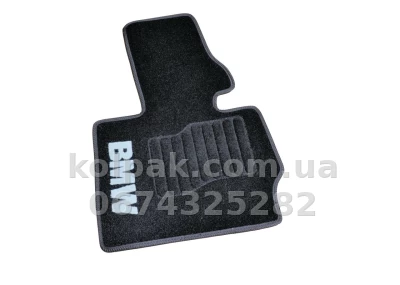Ворсові килимки в салон BMW X3 F25 2010-, чорні, 5 шт., AVTM BLCCR1055 — фото 3