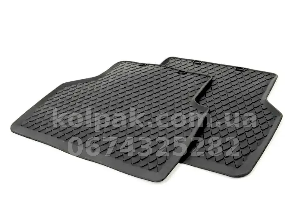 Original floor mats for Volkswagen Tiguan 2008-2016, rear, 2 pcs, VAG, 5N006151282V Original floor mats for Volkswagen Tiguan 2008-2016, rear, 2 pcs, VAG, 5N006151282V β photo 1