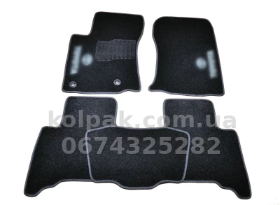 Ворсові килимки в салон Toyota Land Cruiser Prado 150 2013-, 5 місць, чорні, 5 шт., AVTM BLCCR1638 Ворсові килимки в салон Toyota Land Cruiser Prado 150 2013-, 5 місць, чорні, 5 шт., AVTM BLCCR1638 — фото 2