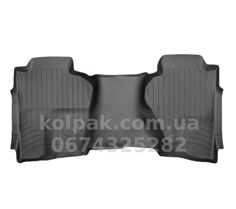 Floor mats for Kia Soul 2015-2019, electric, with raised edges, rear, black, Weathertech 4411162 Floor mats for Kia Soul 2015-2019, electric, with raised edges, rear, black, Weathertech 4411162 β photo 1
