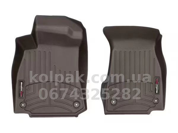 Floor mats for Audi A6 2019-, front, cocoa, Weathertech 4715111 Floor mats for Audi A6 2019-, front, cocoa, Weathertech 4715111 β photo 1