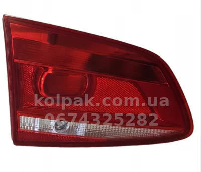 Задній лівий ліхтар Volkswagen Passat B7 CW 2011-2015, EUR, без ламп (LED/W5W*2), внутрішній, Depo, 441-1331L-LD-UE