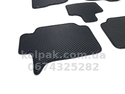 Килимки в салон Mitsubishi Pajero Sport 2008-2015, EVA, чорні, 5 шт., AVTM BLCEV1402 — фото 5