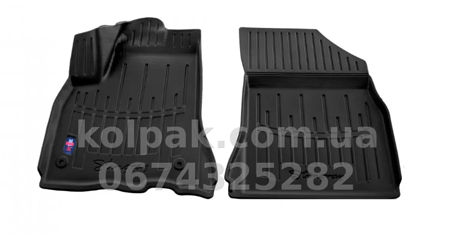 Polyurethane floor mats for Citroen C4 Picasso/Grand C4 Picasso 2006-2013, with raised edges, 2 pcs, Stingray, 5003012 Polyurethane floor mats for Citroen C4 Picasso/Grand C4 Picasso 2006-2013, with raised edges, 2 pcs, Stingray, 5003012 β photo 1