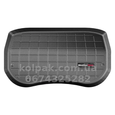 Boot mat for Tesla Model 3 2017-, in front compartments, flat floor, black, WeatherTech 401025 — photo 2