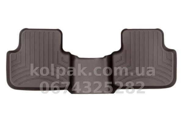 Floor mats for Audi Q7 2016-/Q8 2018-, with raised edges, without mountings, rear, cocoa, Weathertech 478875 Floor mats for Audi Q7 2016-/Q8 2018-, with raised edges, without mountings, rear, cocoa, Weathertech 478875 β photo 1