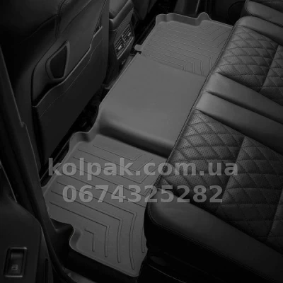 Floor mats for Honda CR-V 2018-, with raised edges, rear, grey, Weathertech 4611102 — photo 2