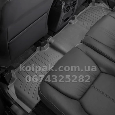 Floor mats for Land Rover Discovery 2013-, with raised edges, rear, black, Weathertech 443623 — photo 2