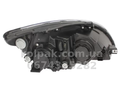 Передня ліва фара Hyundai i30 2007-2012, H7/H1, електричне регулювання, чорна рамка, Depo, 221-1154L-LDEM2 — фото 2