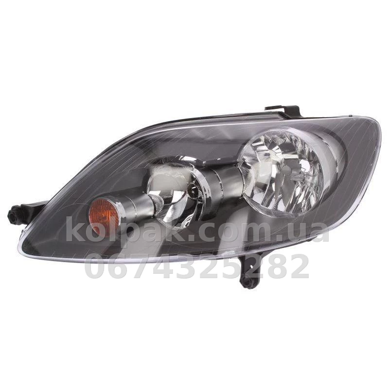 Передня ліва фара Volkswagen Golf Plus 2005-2009, H7/H7, електричне регулювання, Depo, 441-1198L-LDEM6 Передня ліва фара Volkswagen Golf Plus 2005-2009, H7/H7, електричне регулювання, Depo, 441-1198L-LDEM6 — фото 1