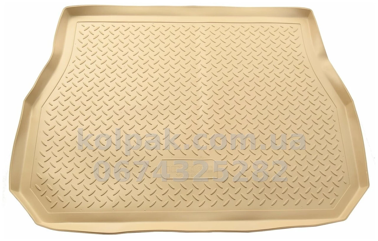 Polyurethane boot mat for BMW 3-Series E90 SD 2005-2012, beige, Norplast NPL-P-07-02B Polyurethane boot mat for BMW 3-Series E90 SD 2005-2012, beige, Norplast NPL-P-07-02B β photo 1