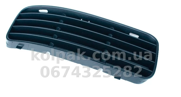 Ліва решітка бампера Volkswagen Caddy/Polo Classic 1994-2001, без отвору для протитуманної фари, AVTM, 6K5853665, 9505 993 Ліва решітка бампера Volkswagen Caddy/Polo Classic 1994-2001, без отвору для протитуманної фари, AVTM, 6K5853665, 9505 993 — фото 1