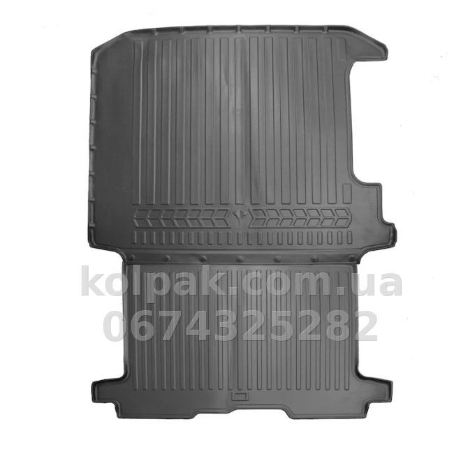 Килимок у багажник Renault Trafic/ Opel Vivaro A 2001-2014/ Nissan Primastar 2002-2016 вантажний, коротка база Stingray 6018611 Килимок у багажник Renault Trafic/ Opel Vivaro A 2001-2014/ Nissan Primastar 2002-2016 вантажний, коротка база Stingray 6018611 — фото 1