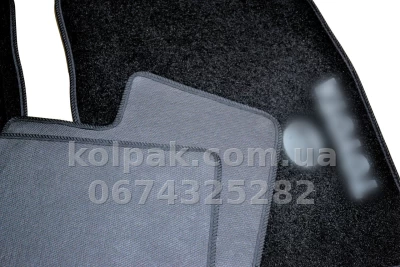 Ворсові килимки в салон Toyota Rav4 2000-2005, чорні, 5 шт., AVTM BLCCR1641 — фото 7