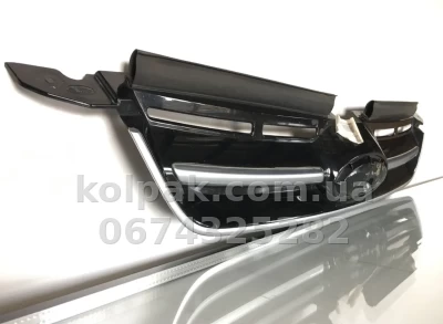 Решітка радіатора Ford C-Max Hybrid 2013-2017, USA, чорна, із хромованим молдингом, AVTM, 182835990