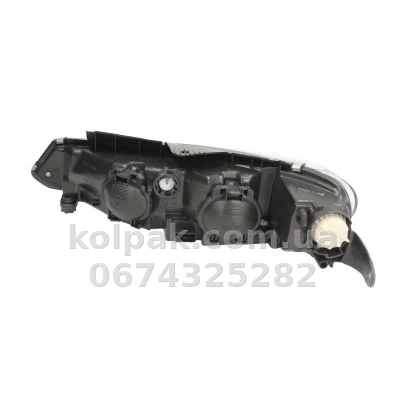 Front right headlight Peugeot 406 1999-2004, H7/H7, electric adjustment, Depo, 550-1123R-LD-EM — photo 2