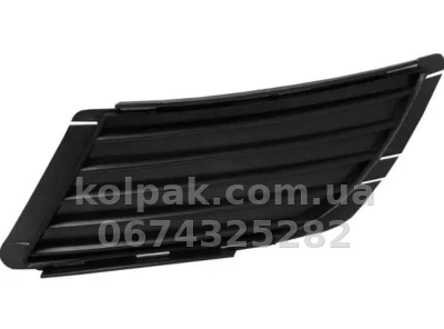 Ліва решітка бампера Opel Corsa C 2004-2007, без отвору для протитуманної фари, чорна, AVTM, 1400727, 185024911
