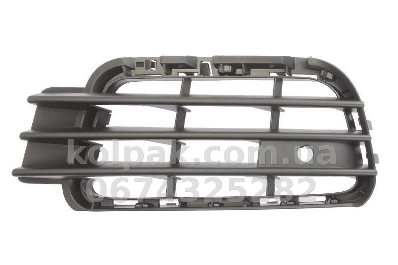 Ліва решітка бампера Volkswagen Touareg 2010-2014, з отвором для протитуманної фари, AVTM, 7P68546619B9, 7417 913 Ліва решітка бампера Volkswagen Touareg 2010-2014, з отвором для протитуманної фари, AVTM, 7P68546619B9, 7417 913 — фото 1