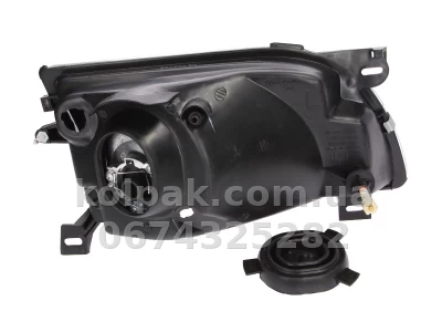 Передня ліва фара Ford Transit 1991-1994, H4, електричне регулювання, Depo, 431-1151L-LD-EM — фото 2