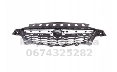 Radiator grille Opel Corsa E 2014-2019, black, without moulding, AVTM, 185222990 Radiator grille Opel Corsa E 2014-2019, black, without moulding, AVTM, 185222990 β photo 2