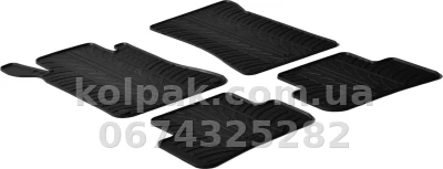 Килимки в салон Mercedes-Benz C-Class W203 2001-2007, GledRing, GR 0326