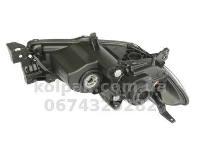 Передня ліва фара Mazda 3 SD 2003-2007, HB3/H7, електричне регулювання, Depo, 216-1150L-LD-EM — фото 2