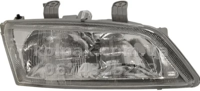 Front right headlight Nissan primera (P11/W11) 1996-1999, electric adjustment, without bulbs (H1*2/W5W), Depo, 2151172RLDEM — photo 2