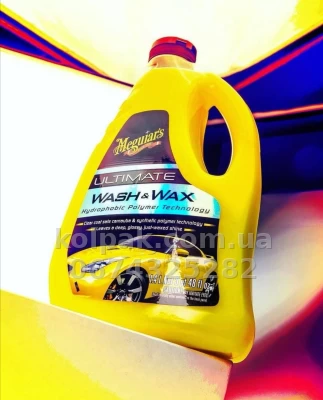 Автошампунь із воском Meguiars Ultimate Wash & Wax, 1,42 л, Meguiars G17748 Автошампунь із воском Meguiars Ultimate Wash & Wax, 1,42 л, Meguiars G17748 — фото 5