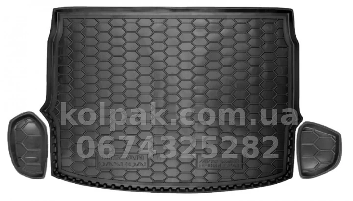 Boot mat for Nissan Qashqai 2017-, upper shelf, 211680 Avto-Gumm Boot mat for Nissan Qashqai 2017-, upper shelf, 211680 Avto-Gumm β photo 1