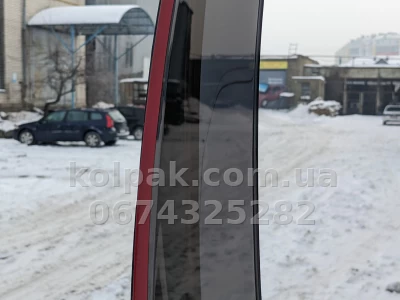 Дефлектори вікон Nissan Leaf 2010–2017 HAVOC — накладні — фото 10
