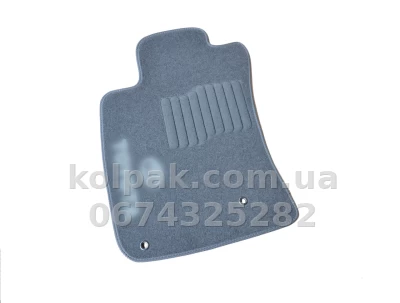 Ворсові килимки в салон Toyota Land Cruiser Prado 120 2003-2009, сірі, 5 шт., AVTM GRCR1636 Ворсові килимки в салон Toyota Land Cruiser Prado 120 2003-2009, сірі, 5 шт., AVTM GRCR1636 — фото 2
