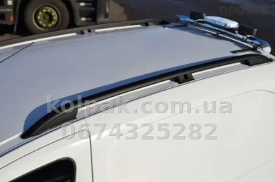Рейлінги Citroen Berlingo/Peugeot Partner 1996-2008 тип Crown, чорні, клейове кріплення Erkul 20.SKP.01.96.G — фото 2