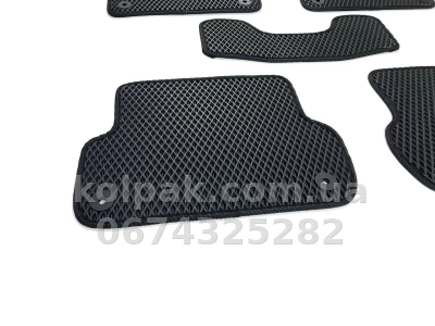 Килимки в салон Audi A4 В6, B7 2000-2008, EVA, чорні, 5 шт., AVTM BLCEV1016 — фото 5