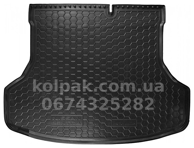 Polyurethane boot mat for Nissan Sentra SD 2015-, 111522 Avto-Gumm Polyurethane boot mat for Nissan Sentra SD 2015-, 111522 Avto-Gumm β photo 1